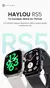 HAYLOU Watch RS5 Smartwatch 2.01'' AMOLED HD Display Bluetooth Chamada Desportiva Assistente de Voz Açúcar no Sangue Smartwatch SOS Impermeável Braceletes Duplas
