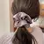Mais novo mulher grande elegante seda elásticos faixa de cabelo cor sólida scrunchies laços de cabelo senhoras rabo de cavalo segurar acessórios para o cabelo