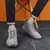 Botas casuais masculinas de motocicleta, tênis alto impermeável, calçado de luxo, inverno, 2023 na internet