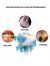 Imagem do U-Type Toothbrush impermeável, 360 graus, cabeça de silicone inteligente, escova de dentes elétrica sônica, carga USB automática