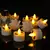 Imagem do 10 pçs luz de chá solar velas led sem chama ao ar livre à prova dwaterproof água solar luzes chá recarregável velas para festa jardim decoração casa