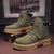 Bota Masculina de Couro com Cadarço para Motocicleta - RDSsilva