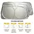 Car Window Sunshade Cover, Sun Shade, Pára-brisas Visor Protector, Pára-brisas dobrável, Auto Cortina de Proteção UV, Styling Acessórios - RDSsilva