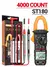 ANENG-ST180 Smart Clamp Multímetro, 600V Medidor, AC/DC Voltage Tester, Amperímetro Alicate, Teste Voltímetro, Capacitância Ohm Atual Ferramentas - RDSsilva