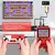 Mini console de videogame de 8 bits construído em 500 jogos retro console portátil jogador de jogo portátil saída av para crianças presente jogo menino na internet