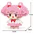 Imagem do Cinnamoroll Cartoon Character Building Block para crianças, modelo montado, bonecas brinquedo, presente