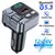 Receptor Bluetooth do carro, USB, U leitura de disco, carregamento rápido, display digital, adaptador de telefone móvel, transmissor FM para celulares, PD20W