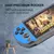 GAMINJA X7 Console de jogos portátil de 4,3 polegadas Tela IPS Player de videogame HD Console de jogos embutido 10000 jogos para GBA GBC NES GBC na internet