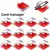 Wire Manager Suporte do cabo, Organizador do cabo, Clipes de cabo, Carregamento USB, Data Line Bobbin Winder, Wall Mounted Hook, 50Pcs