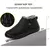 Botas de pele de neve masculina, Sapatos impermeáveis, Calçado de trabalho, Exterior, Caminhada, Inverno