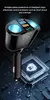 Vários dispositivos podem ser cobrados ao mesmo tempo com Display Digital Car Charg Dual-port Car Charger Adapter - RDSsilva