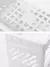 Double Layer Storage Rack para Desktop, White Retangular Rack, Office Cosmetics Papelaria, Student Desk Organizer, PP, 1Pc - comprar online