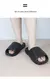 Imagem do Chinelos interiores de fundo macio EVA para homens e mulheres, slides domésticos, sapatos de praia leves, chinelos masculinos, tamanho grande 47, verão