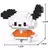 Imagem do Cinnamoroll Cartoon Character Building Block para crianças, modelo montado, bonecas brinquedo, presente