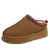 Botas de neve de cano baixo de lã quente femininas, sapato antiderrapante, chinelos de plataforma, ao ar livre, novo, 2021, 2024 - comprar online