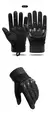 Motocicleta dedo completo engrenagem protetora para homens, tela sensível ao toque, moto equitação, preto - comprar online