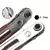 Red Elbow Bidirectional Ratchet Screwdriver Narrow Space Corner Virando Ângulo Direito Cross Slotted Screwdriver Tool
