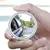 Round Frame Convex Blind Spot Mirror, espelho retrovisor claro ajustável, grande angular, condução de segurança, acessórios do carro, 360 graus, 2pcs - RDSsilva