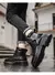Bota Masculina de Couro com Cadarço para Motocicleta - comprar online