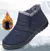 Botas de pele de neve masculina, Sapatos impermeáveis, Calçado de trabalho, Exterior, Caminhada, Inverno