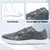 Imagem do HOBIBEAR-Sapatos minimalistas para homens e mulheres, tênis de caminhada leves, dedo do pé largo, sapatos descalços zero, couro artificial casual