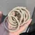 Cabelo coreano Scrunchies para mulheres e meninas, bandas elásticas de borracha, suportes rabo de cavalo, goma, acessórios para gravata, forte, 5 pares