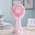 Criativo Mini Ventilador de Mão Pequeno, Carregamento USB, Portátil, 3 Velocidade, Vento Alto, Desktop, Escritório, Viagem, Ventilador de Bolso, Silencioso, Chroma, Estudante - comprar online