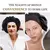 Gorro de cetim feminino para dormir, cuidados com os cabelos, gorros de seda, chapéu de dormir sólido de aba larga com faixa elástica macia - comprar online