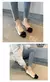 Mocassins de couro antiderrapante para mulheres, elegantes apartamentos bowknot, sapatos soltos, sapatilhas de bailarina confortáveis, sapatos para mães - loja online