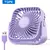 Topk-mini ventilador usb para camping, 4 polegadas, 3 velocidades, silencioso, mesa, pessoal, ajuste de 360 °, para quarto e casa - loja online