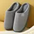 Chinelos de pelúcia de fundo macio grosso para homens e mulheres, chinelos domésticos antiderrapantes, chinelos térmicos, interior, inverno - comprar online