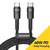 Essager-Tipo C PD Cabo De Carregamento Rápido, Fio De Carregador, Cabo Para Macbook, Samsung, Xiaomi, 100W