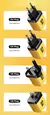 ASOMETECH-USB Carregador Tipo C com Display LED, Carga Rápida, Carregador GaN para iPhone 14 Pro, Samsung S23, Xiaomi, QC3.0, 30W, 25W, PD, PPS, 35W - loja online
