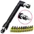 Hexagonal Chave de fenda Bit Tool Set, fita amarela, cabeça dupla Handle, preto, L-Shaped, 90 graus, 6,35 Chave, 10 pcs, 1/4