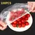 Envoltório plástico descartável reutilizável da tampa do alimento, Tampas elásticas duráveis para tigelas, Tampas elásticas para cozinha, Saco Saver - comprar online