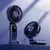 Ventilador portátil F01, ventilador a pilhas, 5 velocidades pessoais com base, display digital, 180 ° Cílios ajustáveis - comprar online