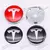 4 pçs 56mm tesla hub cap centro logotipo adesivo de alta qualidade para tesla modelo 3 y s x adesivo de carro personalizado acessórios do carro - comprar online