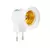 Lâmpada LED Lâmpadas Soquete, Base Holder, UE, EUA Plug Adapter, On, Off Switch, Branco, Branco, E27