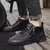 Botas masculinas de inverno sapatos de couro de alta qualidade moda sapatos de algodão moda botas de tornozelo negócios casuais sapatos ao ar livre tênis masculinos novo - comprar online