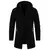 Jaqueta Masculina Oversized de Inverno com Capuz e Zíper na internet