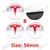 4 pçs 56mm tesla hub cap centro logotipo adesivo de alta qualidade para tesla modelo 3 y s x adesivo de carro personalizado acessórios do carro - RDSsilva