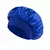Gorro de cetim feminino para dormir, cuidados com os cabelos, gorros de seda, chapéu de dormir sólido de aba larga com faixa elástica macia - RDSsilva