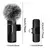 Microfone portátil sem fio Lavalier, Redução de Ruído Mic, Mini Mic para iPhone, Android, Áudio, Gravação de Vídeo, Transmissão ao Vivo