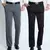 Calça Masculina de Negócios Casual - Calça Formal Elástica de Verão, Plus Size - comprar online