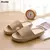 Imagem do Chinelos de nuvem de plataforma grossa para homens e mulheres, Eva Soft Slides, chinelos de praia, sapatos antiderrapantes, banheiro, casa, verão