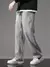 Conjunto Masculino de Moletom Coreano em Algodão - Calça Casual Reta e Solta