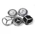 Tampas do centro da roda do carro para Mercedes, acessórios, W203, W204, W205, W212, W213, W222, W223, X253, W176, W177, W117, C118, W166, W167, 75mm, PCes 4 - loja online