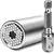 Universal Magic Torque Wrench, Power Drill Ratchet, Chave Chave Chave de Bucha, Ferramentas Multi Manuais, Conjunto de Cabeça 7-19mm, Manga Soquete