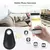 Imagem do Mini Dog Anti-Lost Round GPS Tracker, Bluetooth 5.0, Dispositivo Anti-Lost, Pet, Saco de Crianças, Rastreamento Carteira, Smart Finder, Localizador