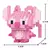 Cinnamoroll Cartoon Character Building Block para crianças, modelo montado, bonecas brinquedo, presente
